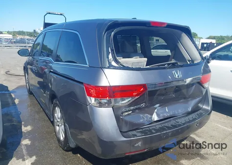 2015 Honda Odyssey Ex-L from USA, damaged, VIN 5FNRL5H6XFB011604